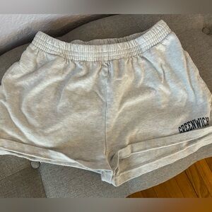 Brandy Melville Swear Shorts- one size- grey